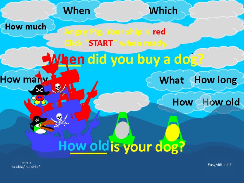 _____ did you buy a dog? 1-5s 5-10s 10-20s 5-10s 10-20s 1-5s Angry _____ did you buy a dog? 1-5s 5-10s 10-20s 5-10s 10-20s 1-5s Angry
